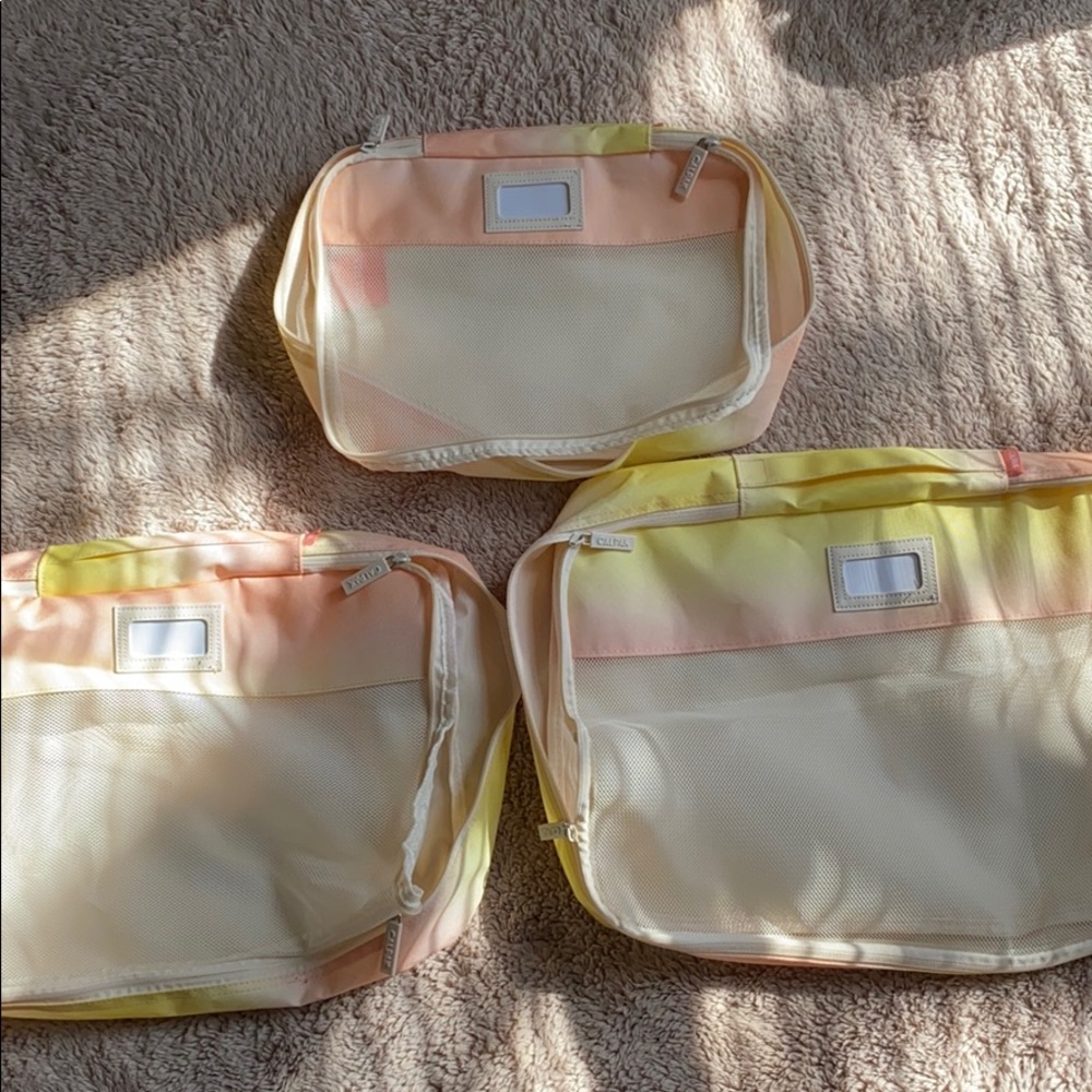 Calpak 3-Piece Packing Cubes/ Sorbet